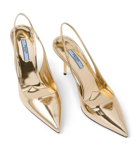 prada slingback heel|prada patent leather stiletto pump.